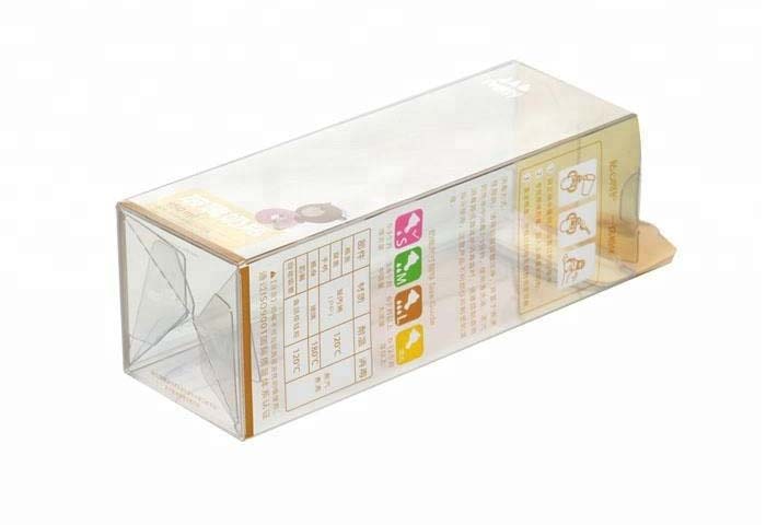 Foldable clear vinyl boxes