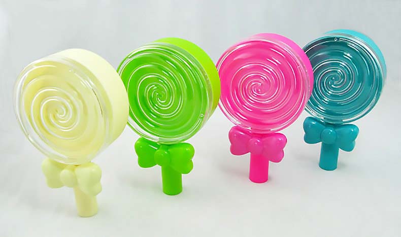 Lollipop shaped small candy boxes of assorted colors